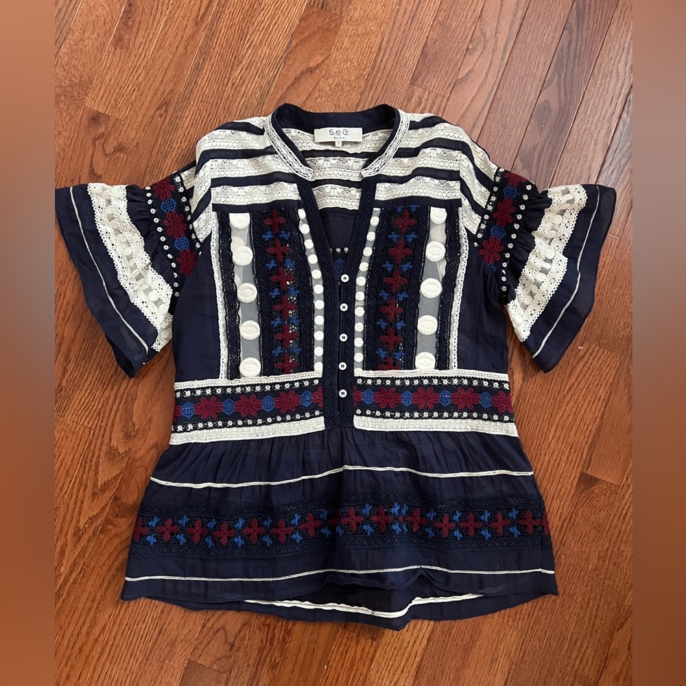 Sea New York lace top